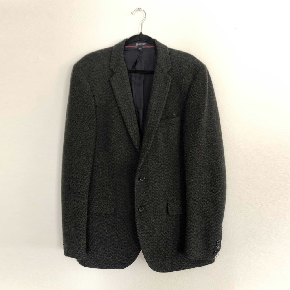 J. Crew Men’s Herringbone Blazer, Ludlow Jacket